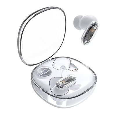 Mars Gaming MHIB2, Cuffie Bluetooth 5.4, Suono Immersivo, Design Ergonomico Semitrasparente e Ultracompatto, 24 Ore di Riproduzione, Auricolari Wireless con Custodia e Indicatore LED, Bianco Mars Gaming MHIB2, Cuffie Bluetooth 5.4, Suono Immersivo, Design Ergonomico Semitrasparente e Ultracompatto, 24 Ore di Riproduzione, Auricolari Wireless con Custodia e Indicatore LED, Bianco