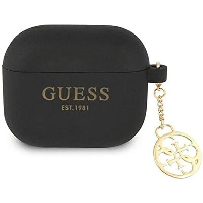 GUESS GUA3LSC4EK Custodia per AirPods 3, collezione Charm GUESS GUA3LSC4EK Custodia per AirPods 3, collezione Charm