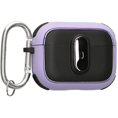kwmobile Cover per Apple Airpods Pro 2 Case Custodia per Airpods Pro 2 Generazione Porta Cuffie con Chiusura Sicura Adatta a Ricarica e Trasporto nero/lavanda kwmobile Cover per Apple Airpods Pro 2 Case Custodia per Airpods Pro 2 Generazione Porta Cuffie con Chiusura Sicura Adatta a Ricarica e Trasporto nero/lavanda