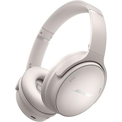 Bose QuietComfort SC Headphones Cuffie con Cancellazione del Rumore Wireless e Bluetooth 5.1 Over-ear con Durata della Batteria Fino a 24 Ore, con Custodia Morbida, Bianco fumo Bose QuietComfort SC Headphones Cuffie con Cancellazione del Rumore Wireless e Bluetooth 5.1 Over-ear con Durata della Batteria Fino a 24 Ore, con Custodia Morbida, Bianco fumo