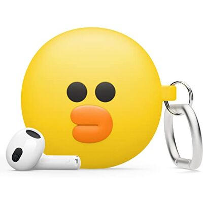 elago LINE FRIENDS Cover 3D per AirPods 3 Custodia Protettiva in Silicone con Portachiavi, Ricarica Wireless (Sally) elago LINE FRIENDS Cover 3D per AirPods 3 Custodia Protettiva in Silicone con Portachiavi, Ricarica Wireless (Sally)