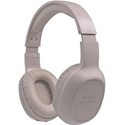 Mars Gaming MHW-ECO, Cuffie Wireless Ecologiche, Bluetooth 5.1, Microfono, Materiale Organico Wheat Straw Mars Gaming MHW-ECO, Cuffie Wireless Ecologiche, Bluetooth 5.1, Microfono, Materiale Organico Wheat Straw