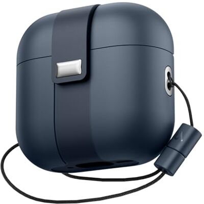 SURITCH Custodia Compatibile con AirPods 5/4 (2026/2024),Custodie con Chiusura Magnetica Antiurto per AirPods 4 Generazione, Cover Protettiva Resistente con Laccetto Elegante da Appendere(Blu) SURITCH Custodia Compatibile con AirPods 5/4 (2026/2024),Custodie con Chiusura Magnetica Antiurto per AirPods 4 Generazione, Cover Protettiva Resistente con Laccetto Elegante da Appendere(Blu)