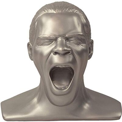 OEHLBACH Scream Unlimited Plus esclusivo supporto per cuffie a forma della leggendaria testa di Conservazione ottimale per cuffie Over-/On-Ear più grandi Fatto a mano Argento OEHLBACH Scream Unlimited Plus esclusivo supporto per cuffie a forma della leggendaria testa di Conservazione ottimale per cuffie Over-/On-Ear più grandi Fatto a mano Argento