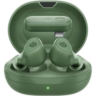 SteelSeries Arctis GameBuds™ per PS5/PC- Auricolari da gioco wireless Matcha Edizione limitata, 2,4 GHz + BT5,3, cancellazione attiva del rumore, batteria 40 ore, PS5, PC, Switch, SteelSeries Arctis GameBuds™ per PS5/PC- Auricolari da gioco wireless Matcha Edizione limitata, 2,4 GHz + BT5,3, cancellazione attiva del rumore, batteria 40 ore, PS5, PC, Switch,