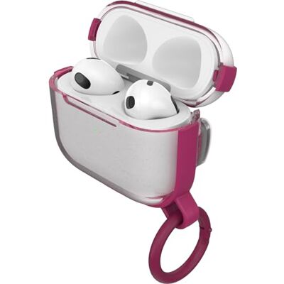 OtterBox Custodia Clear per AirPods (3a gen), Trasparente/Rosa OtterBox Custodia Clear per AirPods (3a gen), Trasparente/Rosa