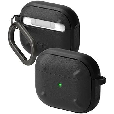 Ringke Onyx Compatibile con Cover AirPods 3, Custodia Antiurto Robusta Strutturato TPU Black Nero Ringke Onyx Compatibile con Cover AirPods 3, Custodia Antiurto Robusta Strutturato TPU Black Nero
