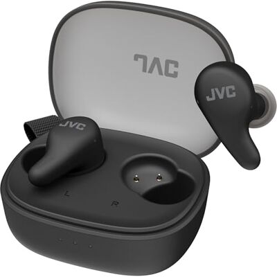 JVC HA-A23T-B Auricolari True Wireless Gumy Premium con Cancellazione del Rumore, Bluetooth 5.4, Modalità Suono Ambientale, 26 ore di autonomia e Custodia di Ricarica Traslucida, USB-C, Nero JVC HA-A23T-B Auricolari True Wireless Gumy Premium con Cancellazione del Rumore, Bluetooth 5.4, Modalità Suono Ambientale, 26 ore di autonomia e Custodia di Ricarica Traslucida, USB-C, Nero