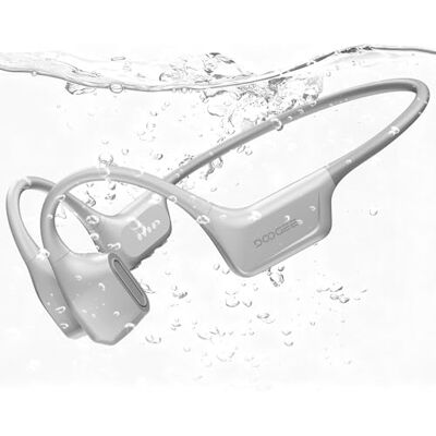 DOOGEE Cuffie a Conduzione Ossea Nuoto, 10H IP68 Impermeabili Sportivi Auricolari Conduzione Ossea 64GB MP3 Bluetooth 5.4 Nuoto, corsa e fitness,Grigio DOOGEE Cuffie a Conduzione Ossea Nuoto, 10H IP68 Impermeabili Sportivi Auricolari Conduzione Ossea 64GB MP3 Bluetooth 5.4 Nuoto, corsa e fitness,Grigio