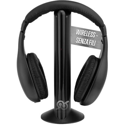 tempo di saldi Cuffie Wireless per Tv Senza Fili MH2001, Cuffie Over Ear Stereo con Trasmettitore e Cavo Jack 3.5mm per Televisione, PC, DVD, MP3, Game Player tempo di saldi Cuffie Wireless per Tv Senza Fili MH2001, Cuffie Over Ear Stereo con Trasmettitore e Cavo Jack 3.5mm per Televisione, PC, DVD, MP3, Game Player