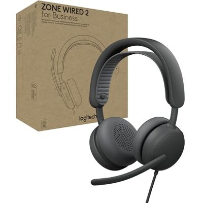 Logitech Zone Wired 2 for Business Cuffia con microfono Logitech Zone Wired 2 for Business Cuffia con microfono