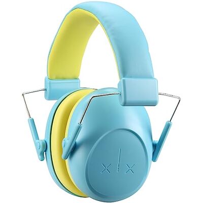 ProCase Cuffie per la protezione dell'udito Riduzione del rumore Cuffie per bambini Adolescenti per giovani per riprese di viaggi in aereo Blu ProCase Cuffie per la protezione dell'udito Riduzione del rumore Cuffie per bambini Adolescenti per giovani per riprese di viaggi in aereo Blu