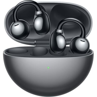 Huawei FreeClip Innovative Clip Design for Unparalleled Comfort, Listen with Open-Ear, AI Noise Cancellation for Calls, Long Battery Life, Android & iOS, Italy, Black Huawei FreeClip Innovative Clip Design for Unparalleled Comfort, Listen with Open-Ear, AI Noise Cancellation for Calls, Long Battery Life, Android & iOS, Italy, Black