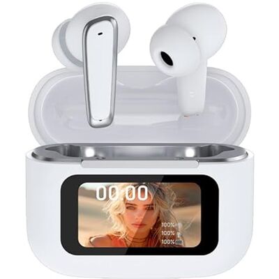 Cool Auricolari Stereo Bluetooth Earbuds TWS Iria AI (ANC, Traduzione, IA) Bianco Cool Auricolari Stereo Bluetooth Earbuds TWS Iria AI (ANC, Traduzione, IA) Bianco