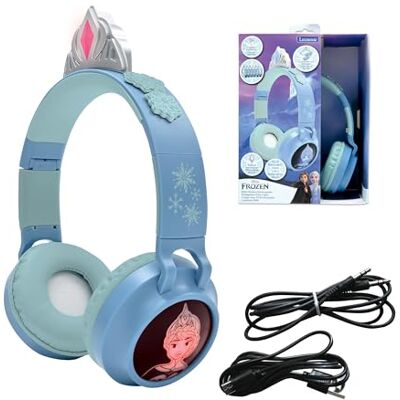 Lexibook , Frozen, 2-1 Cuffie Senza Fili e con Cavo con diadema della Principessa, Suono di Alta qualità limitato a 85 Db, Effetti Luminosi, Pieghevoli, Regolabili, Ricaricabili, Lexibook , Frozen, 2-1 Cuffie Senza Fili e con Cavo con diadema della Principessa, Suono di Alta qualità limitato a 85 Db, Effetti Luminosi, Pieghevoli, Regolabili, Ricaricabili,