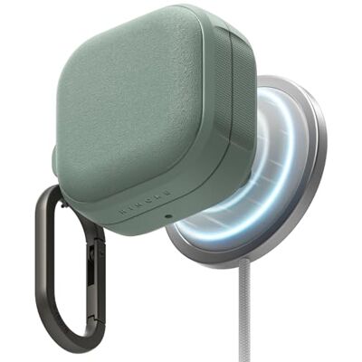 Ringke Onyx Magnetic Compatibile con Cover Samsung Galaxy Buds 4 Pro / 4, Custodia Antiurto Robusta Strutturato TPU con Moschettone Compatibile con Ricarica Magnetica Sage Green Ringke Onyx Magnetic Compatibile con Cover Samsung Galaxy Buds 4 Pro / 4, Custodia Antiurto Robusta Strutturato TPU con Moschettone Compatibile con Ricarica Magnetica Sage Green