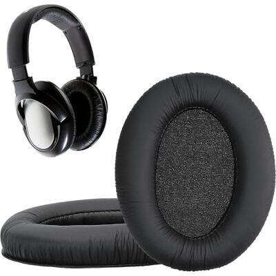 kwmobile 2x Cuscinetto Cuffie Compatibile con Sennheiser HD201 / HD206 / HD180 / HD200 Pro Pad Cuscinetti Ricambio Cuffie Over Ear Simil Pelle nero kwmobile 2x Cuscinetto Cuffie Compatibile con Sennheiser HD201 / HD206 / HD180 / HD200 Pro Pad Cuscinetti Ricambio Cuffie Over Ear Simil Pelle nero