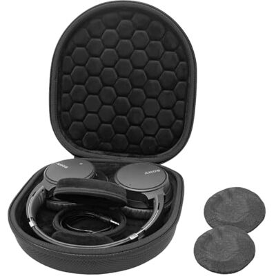 ProCase Custodia per Cuffie Sony WH-CH520/ WH-1000XM4/ WH-CH720N, JBL Tune 510BT, Custodia per Cuffie Bluetooth Over Ear con 1 Piccola Scatolina per Accessori -Nero ProCase Custodia per Cuffie Sony WH-CH520/ WH-1000XM4/ WH-CH720N, JBL Tune 510BT, Custodia per Cuffie Bluetooth Over Ear con 1 Piccola Scatolina per Accessori -Nero