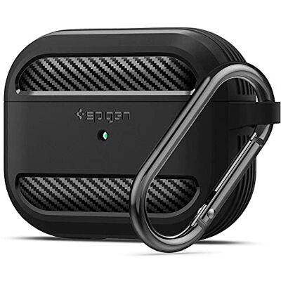 Spigen Rugged Armor Progettato per Apple AirPods Pro Custodia Cover Case (2019) -Nero Opaco Spigen Rugged Armor Progettato per Apple AirPods Pro Custodia Cover Case (2019) -Nero Opaco