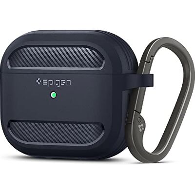 Spigen Cover Rugged Armor Compatibile per AirPods 3 2021 Grigio Antracite Spigen Cover Rugged Armor Compatibile per AirPods 3 2021 Grigio Antracite