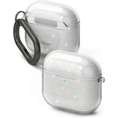 Ringke Air per Cover AirPods 5/4 Glitter Clear Custodia, leggero, TPU, sottile Ringke Air per Cover AirPods 5/4 Glitter Clear Custodia, leggero, TPU, sottile