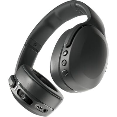 Skullcandy Crusher Evo Cuffie Wireless Over-Ear con Bluetooth, Bassi Multisensoriali, Cancellazione Attiva del Rumore, 40 Ore di Autonomia Nero Skullcandy Crusher Evo Cuffie Wireless Over-Ear con Bluetooth, Bassi Multisensoriali, Cancellazione Attiva del Rumore, 40 Ore di Autonomia Nero