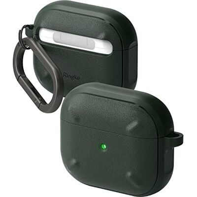 Ringke Onyx Compatibile con Cover AirPods 3, Custodia Antiurto Robusta Strutturato TPU Dark Green Ringke Onyx Compatibile con Cover AirPods 3, Custodia Antiurto Robusta Strutturato TPU Dark Green