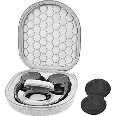 ProCase Custodia per Cuffie Sony WH-CH520/ WH-1000XM4/ WH-CH720N, JBL Tune 510BT, Custodia per Cuffie Bluetooth Over Ear con 1 Piccola Scatolina per Accessori –Grigio ProCase Custodia per Cuffie Sony WH-CH520/ WH-1000XM4/ WH-CH720N, JBL Tune 510BT, Custodia per Cuffie Bluetooth Over Ear con 1 Piccola Scatolina per Accessori –Grigio