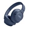 JBL TUNE 720BT Cuffie Over-Ear Bluetooth Wireless, Pieghevoli e Leggere, Microfono e Comandi su Padiglione con Voice Aware,  Pure Bass, Connessione Multipoint, fino a 76 ore di Autonomia, Blu