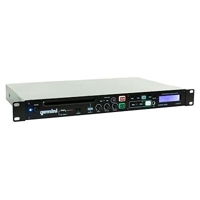 Gemini Sound CDMP-1500 Lettore CD Professionale 1HE con Montaggio su Rack per Bar, Club, Studi di Danza e Altro Gemini Sound CDMP-1500 Lettore CD Professionale 1HE con Montaggio su Rack per Bar, Club, Studi di Danza e Altro