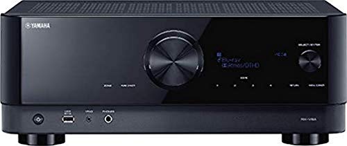 Yamaha Rx-V4A Sintoamplificatore Av Con 5.2 Canali, Surround, Funzioni Specifiche Per Il Gaming E Sistemi Di Controllo Vocale, Versatile, Nero, Bluetooth, Wi-Fi