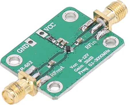 FOLOSAFENAR Scheda Amplificatore RF, Guadagno 32 DB Dissipazione del Calore su Ampia Area 0,1‑3000 MHz Buono Modulo Amplificatore RF a Passaggio di Corrente per TV FM