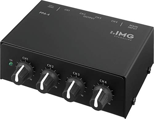 MONACOR A 4 canali stereo per cuffie amplificare (PPA-4)