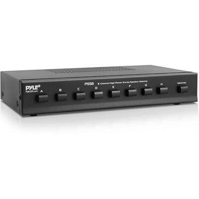 Pyle Altoparlante stereo ad alta potenza PSS8 a 8 canali Pyle Altoparlante stereo ad alta potenza PSS8 a 8 canali