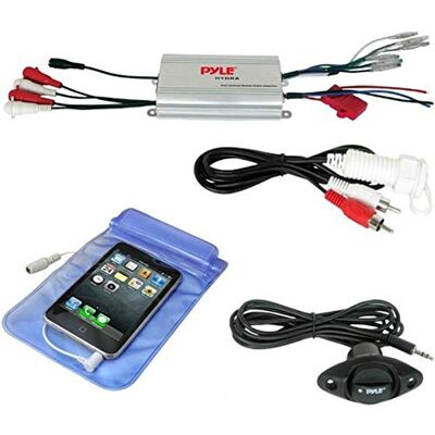 Pyle PLMRMP3A amplificatore marino impermeabile 4 canali ingresso jack 3,5 mm mp3 telefono ingresso high/low level 1200 watt + protezione impermeabile per telefono Pyle PLMRMP3A amplificatore marino impermeabile 4 canali ingresso jack 3,5 mm mp3 telefono ingresso high/low level 1200 watt + protezione impermeabile per telefono