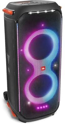 JBL PartyBox 710 Cassa Altoparlante Wireless Bluetooth con Effetti Luce, Speaker Portatile Impermeabile IPX4 per Feste e Karaoke, USB, TWS, AUX, Ingressi Microfono e Strumenti, Nero