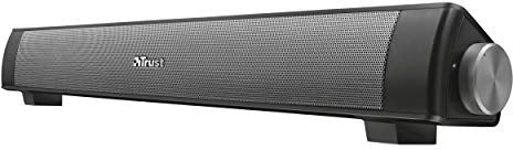 Trust Lino Soundbar PC Wireless, 20 W, Casse PC Bluetooth, Jack 3,5 mm, Barra Audio, Lettore MP3 Integrato, Altoparlanti per Computer, Portatile, TV, Tablet, Smartphone Nero, Norme