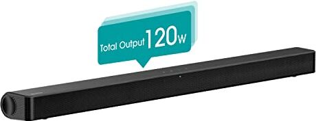 Hisense HS205G Soundbar 2.0, 120W,Supporta Dolby Digital e DTS Virtual:X, Bluetooth, HDMI, USB, Ingresso Audio Ottico