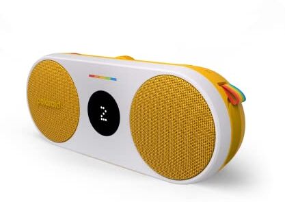 Polaroid P2 Music Player (Yellow) Powerful Portable Wireless Bluetooth Speaker Rechargeable with Dual Stereo Pairing