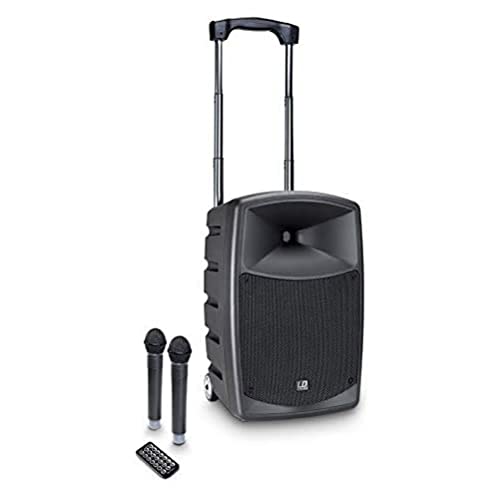 LD Systems ROADBUDDY 10 HHD 2 Altoparlante Bluetooth a batteria con mixer e 2 microfoni wireless