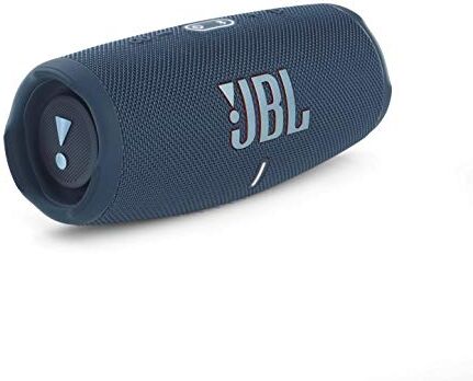 JBL Charge 5 Speaker Bluetooth Portatile, Cassa Altoparlante Wireless Resistente ad Acqua e Polvere IPX67, Powerbank integrato, USB, PartyBoost, Bass Radiator, Fino a 20h di Autonomia, Blu