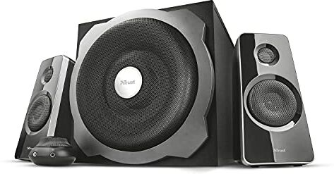 Trust Tytan Set Altoparlanti 2.1 Con Subwoofer, Risparmio Energia, Standard, Nero