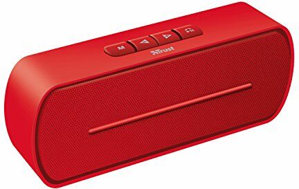 Trust Urban Fero Mini-Altoparlante Wireless Bluetooth, Rosso