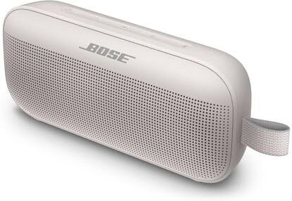 Bose SoundLink Flex Diffusore Portatile Bluetooth, Diffusore Wireless Impermeabile per Esterni, Bianco