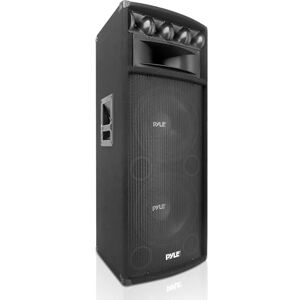 Pyle Sistema Altoparlante PA Portatile, Speaker 1600 Watt, Suono Stereo da Esterno con Doppi Woofer da 30 cm, Tweeter Piezo da 8,6 cm, Cassa Tromba 12,7 x 30,5 cm, Crossover Integrato Pyle Sistema Altoparlante PA Portatile, Speaker 1600 Watt, Suono Stereo da Esterno con Doppi Woofer da 30 cm, Tweeter Piezo da 8,6 cm, Cassa Tromba 12,7 x 30,5 cm, Crossover Integrato