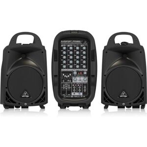 Behringer SISTEMA PA PORTATILE COMPATTO + MICROFONO CON TROLLEY BLUETOOTH EFFETTI 500 WATT