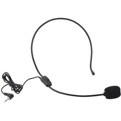 VBESTLIFE Mini Microfono Montato sulla Testa, Microfono con Microfono cablato da 3,5 mm Microfono per Altoparlante con Amplificatore vocale VBESTLIFE Mini Microfono Montato sulla Testa, Microfono con Microfono cablato da 3,5 mm Microfono per Altoparlante con Amplificatore vocale