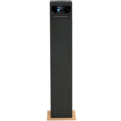 Aiwa Altoparlante da torre, Bluetooth da 60 W, con telecomando, radio FM, lettore CD, USB e Bluetooth. Colore legno Aiwa Altoparlante da torre, Bluetooth da 60 W, con telecomando, radio FM, lettore CD, USB e Bluetooth. Colore legno