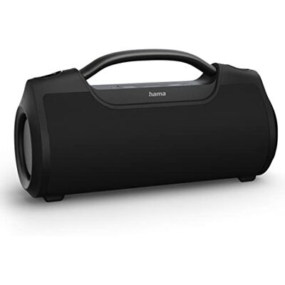 Hama SoundBarrel, cassa musicale Bluetooth (altoparlante Bluetooth impermeabile secondo IPX6, scatola musicale portatile 60 W, batteria 12 ore, Power Pack) nero Hama SoundBarrel, cassa musicale Bluetooth (altoparlante Bluetooth impermeabile secondo IPX6, scatola musicale portatile 60 W, batteria 12 ore, Power Pack) nero