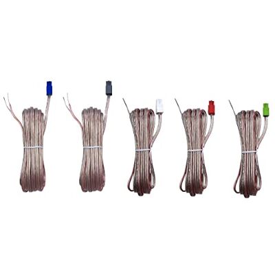 Generic Cavo per altoparlanti 5X Pcs Speaker Sound Red Gray Wires Cords Cables Compatible With Sony Home Cinema System Generic Cavo per altoparlanti 5X Pcs Speaker Sound Red Gray Wires Cords Cables Compatible With Sony Home Cinema System